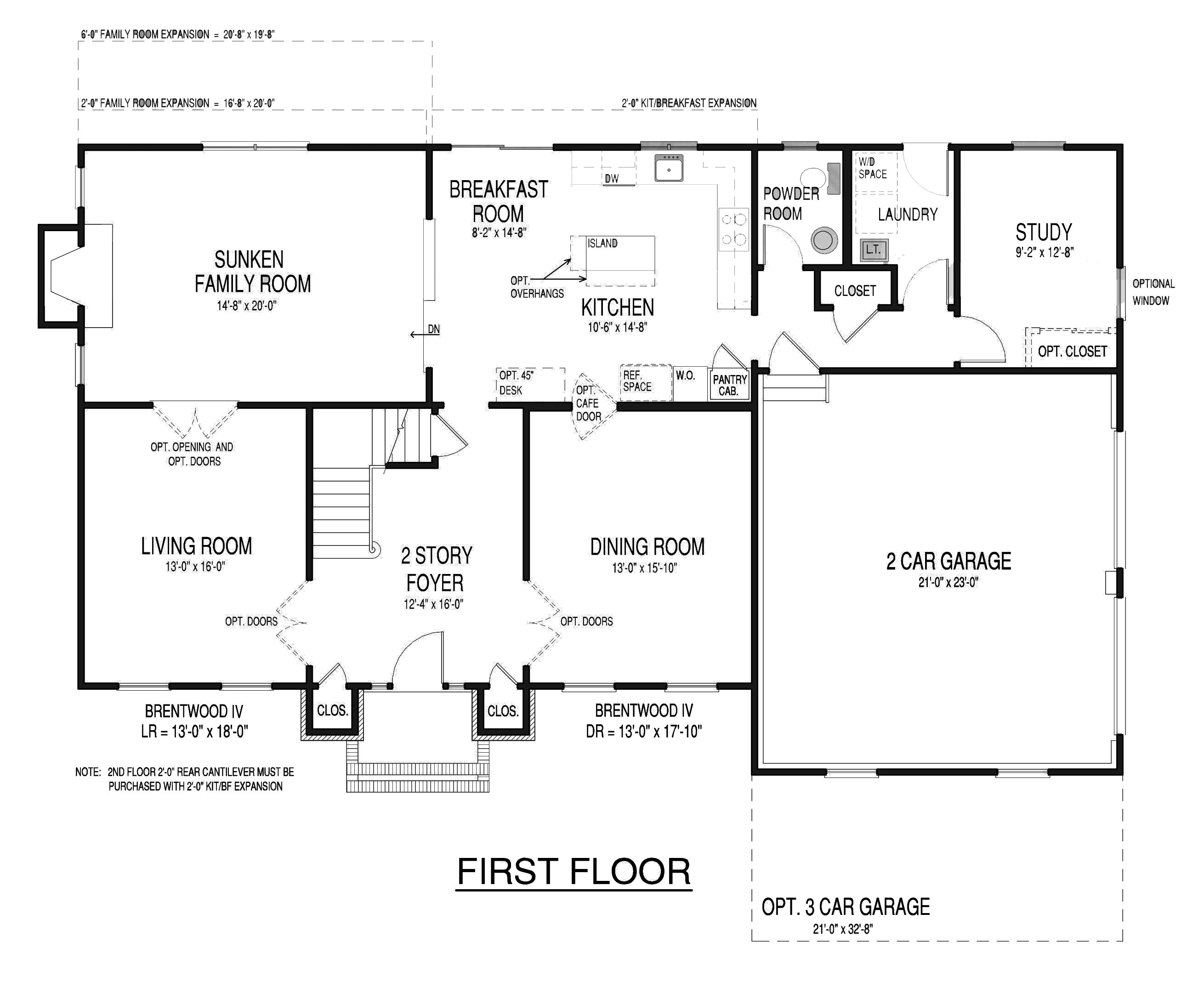 The Brentwood New Home Floor Plan